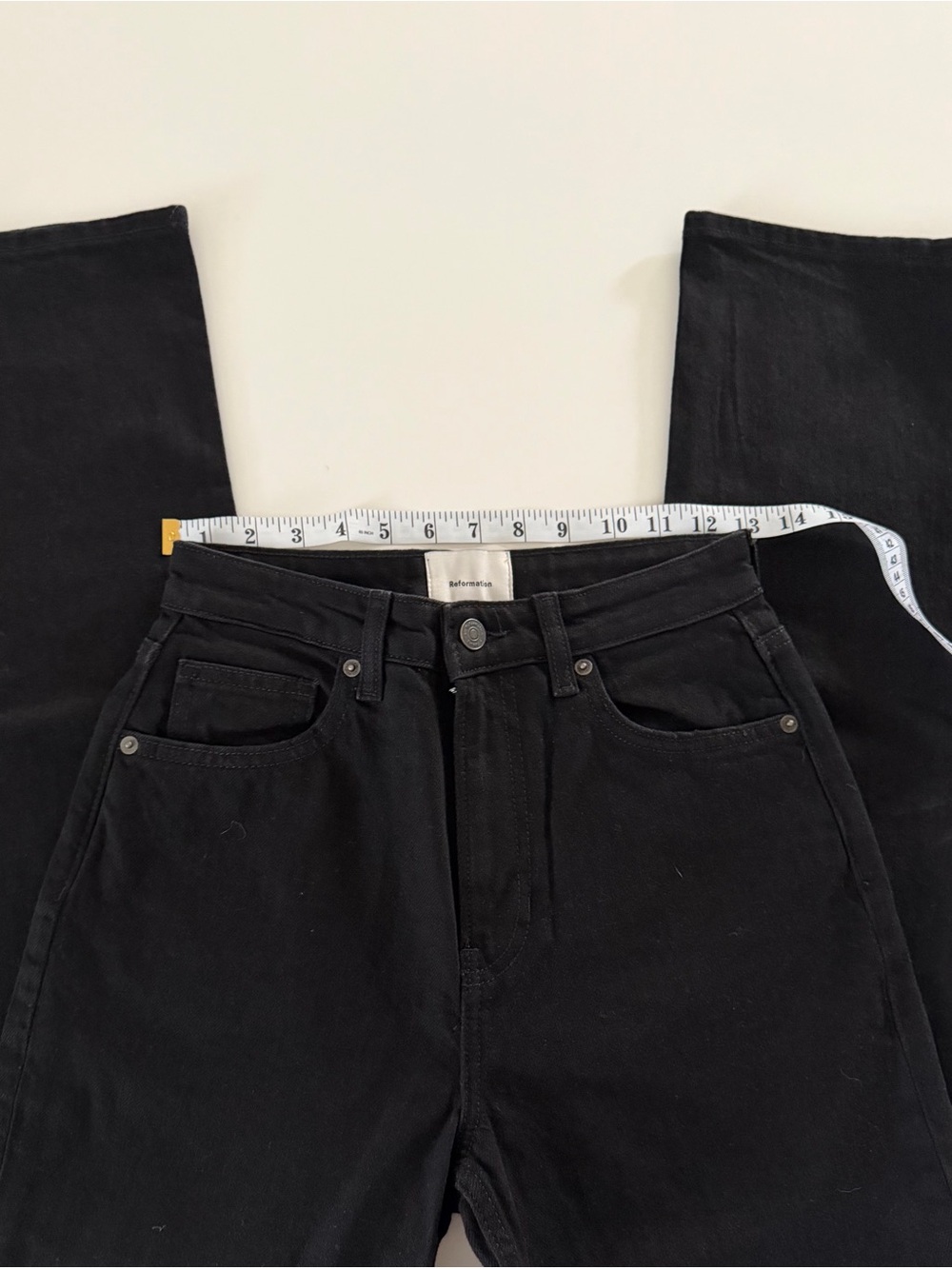 Reformation Jax Stretch High Rise Straight
Jeans Size 25 - Picture 9 of 10